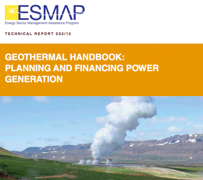 El Banco Mundial publica el “Geothermal Handbook”