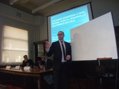 Temas evaluados en el seminario “El futuro de la geotermia en Chile: barreras y propuestas para su desarrollo”