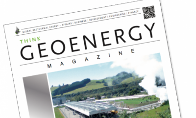 Nueva revista sobre geotermia, ThinkGEOENERGY the magazine