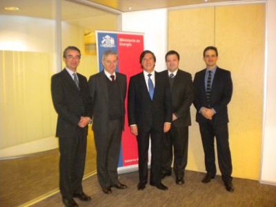 ACHEGEO se reúne con el ministro de energía, Chile