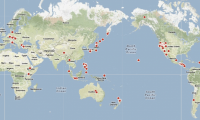 ThinkGeoEnergy actualiza su mapa geotérmico mundial