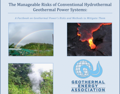 GEA publica un nuevo informe sobre la gestión de riesgos asociados a un proyecto geotérmico