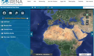 IRENA se asocia con ThinkGeoEnergy para el desarrollo de un mapa mundial de plantas geotérmicas