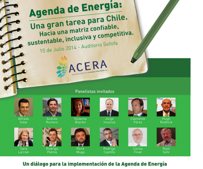 Seminario: Agenda de Energía, una gran tarea para Chile
