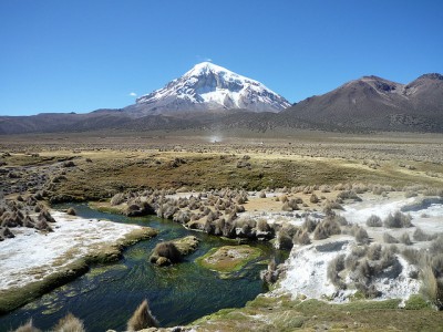 Bolivia apunta a una nueva zona con potencial geotérmico, Sajama