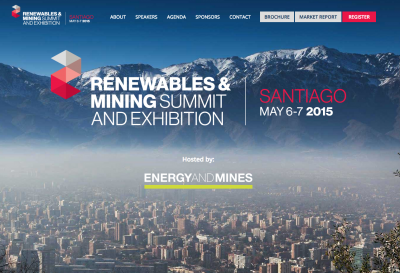Mineria y energia renovable – Taller introductorio en Santiago, Chile