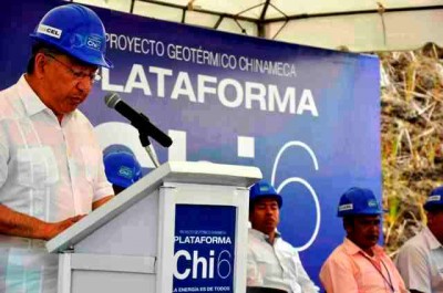 Se inaugura pozo geotérmico en Chinameca, El Salvador