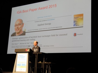El IGA anuncia los ganadores de los Premios de Investigación sobre geotermia 2015