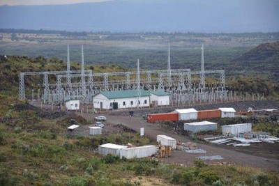 Red de transmisión eléctrica casi lista para el proyecto de geotermia de Menengai