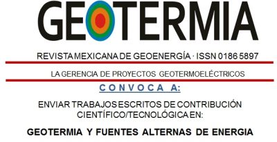 Llamado a envío de trabajos científico/tecnológico en Geotermia