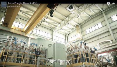 Excelente video que muestra la planta geotérmica Manisa Alasehir de 45 MW, en Turquía