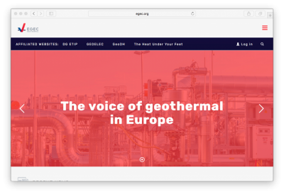 El Consejo Europeo de Energía Geotérmica, ha publicado un nuevo logo y página web