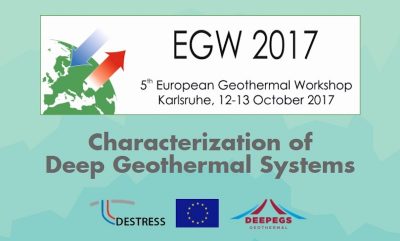 Llamado envío publicaciones – 5to Workshop Geotérmico de Europa, Karlsruhe / Alemania, Oct. 12-13, 2017
