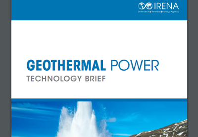 IRENA publica informe técnico sobre la tecnología geotérmica