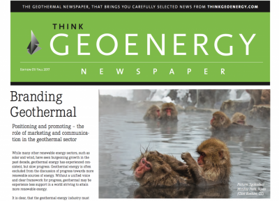 Noticias Geotérmicas publicadas en papel – Periódico Think GEOENERGY