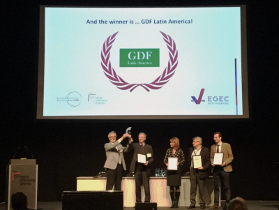 Reconocido Programa de Mitigación de Riesgos, GDF, gana premio a la innovación geotérmica del año