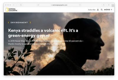 National Geographic: Falla volcánica, el géiser de energía sustentable para Kenia