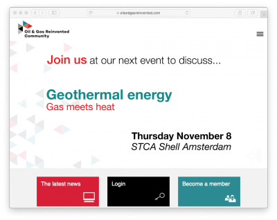 Integración del sistema: el gas se encuentra con la geotermia, Ámsterdam/Países Bajos, 8 de Noviembre de 2018