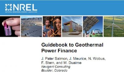 Guía útil para el financiamiento de energía geotérmica por NREL/Navigant
