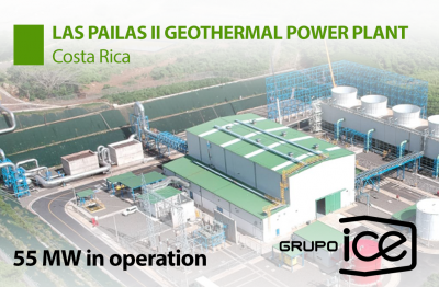 La planta geotérmica Pailas II entra oficialmente en operación en Costa Rica
