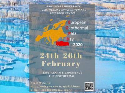 XI Jornadas Europeas de Doctorado en Geotermia, Denizli, Turquía – 24-26 de febrero de 2020
