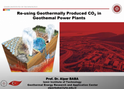 Grabación de seminarios web: reutilización del CO2 producido por la geotermia en plantas de energía geotérmica