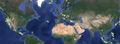 Mapa global de plantas de energía geotérmica ThinkGeoEnergy – actualizado