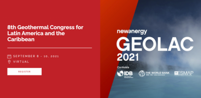 8° Congreso de Geotermia GEOLAC, 8-10 de septiembre de 2021