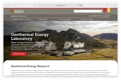 La Universidad de Calgary establece un laboratorio de energía geotérmica