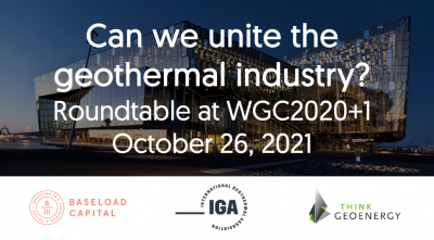 Uniendo la industria geotérmica – Únase a la mesa redonda en WGC2020 + 1