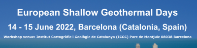 European Shallow Geothermal Days, 14 y 15 de junio de 2022 – Cataluña, España