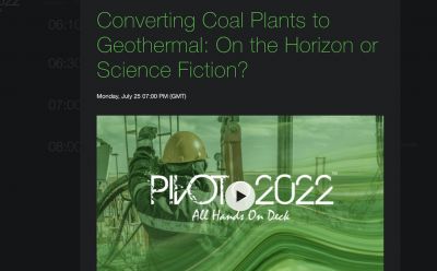 Expertos optimistas sobre convertir plantas de carbón a producción de energía geotérmica limpia