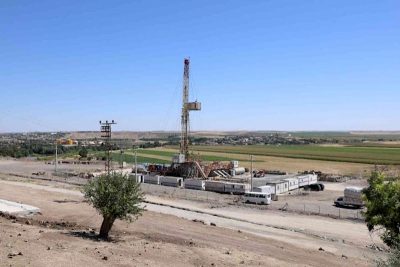 Se iniciaron los trabajos de perforación en la exploración de recursos geotérmicos, Diyarbakir, Turquía