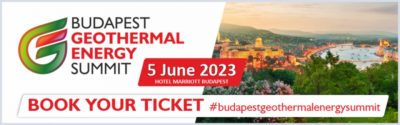Primera Cumbre de Energía Geotérmica de Budapest, Hungría. 5 Junio, 2023.