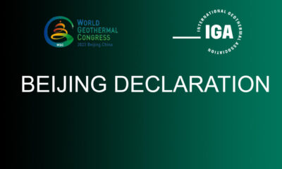 IGA solicita cooperación y apoyo público para la geotermia con la Declaración de Beijing