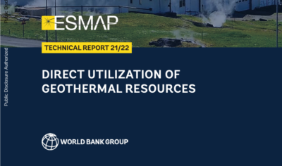 ESMAP destaca las aplicaciones y beneficios de los usos directos de la geotermia