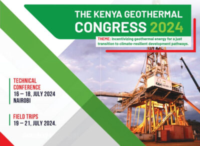 Ampliación del envío de resúmenes: Congreso Geotérmico de Kenia, 16-21 de julio de 2024