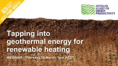 Webinar – Energía geotérmica para calefacción renovable, 28 de marzo de 2024