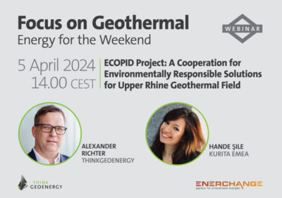 Webinar – ECOPID: Soluciones ambientalmente responsables para la geotermia del Alto Rin; 5 de abril de 2024