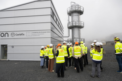 Se inaugura una instalación de eliminación de emisiones en la central geotérmica de Hellisheidi (Islandia)