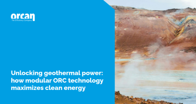 Artículo destaca la flexibilidad del ORC modular para sistemas geotérmicos