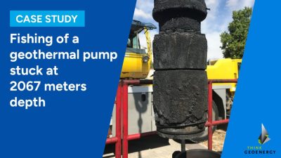 Caso de estudio: Pesca con una bomba geotérmica atascada a 2067 metros de profundidad