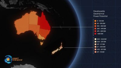 GeoMap™ Oceanía de Project InnerSpace destaca las oportunidades geotérmicas de Australia y Nueva Zelanda