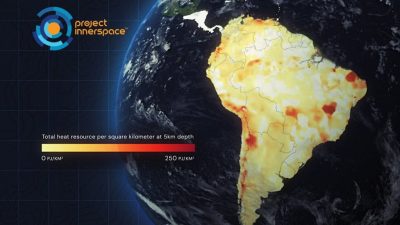 Project InnerSpace anuncia GeoMap™ Sudamérica, una plataforma que revela potencial geotérmico de la región
