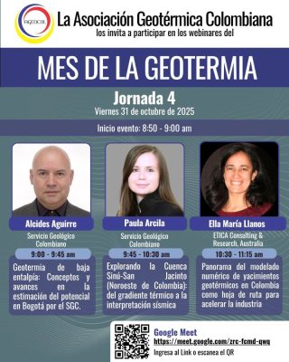 AGEOCOL cierra el Mes de la Geotermia con una jornada dedicada a la investigación y el potencial geotérmico de Colombia