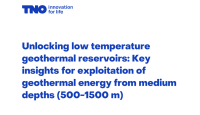 Nuevo reporte destaca los objetivos y retos tecnológicos de la geotermia de baja temperatura en los Países Bajos